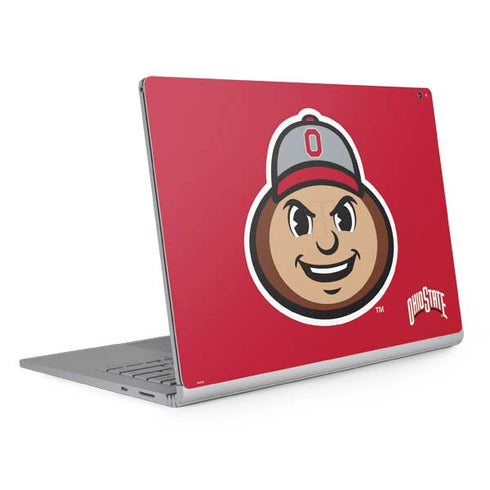 Ohio State University OSUBuckeyes Light Grey Surface Book 2 15in Skin
